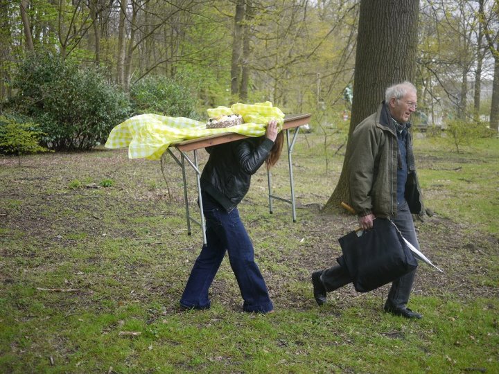 Complaining Walking Table Pie